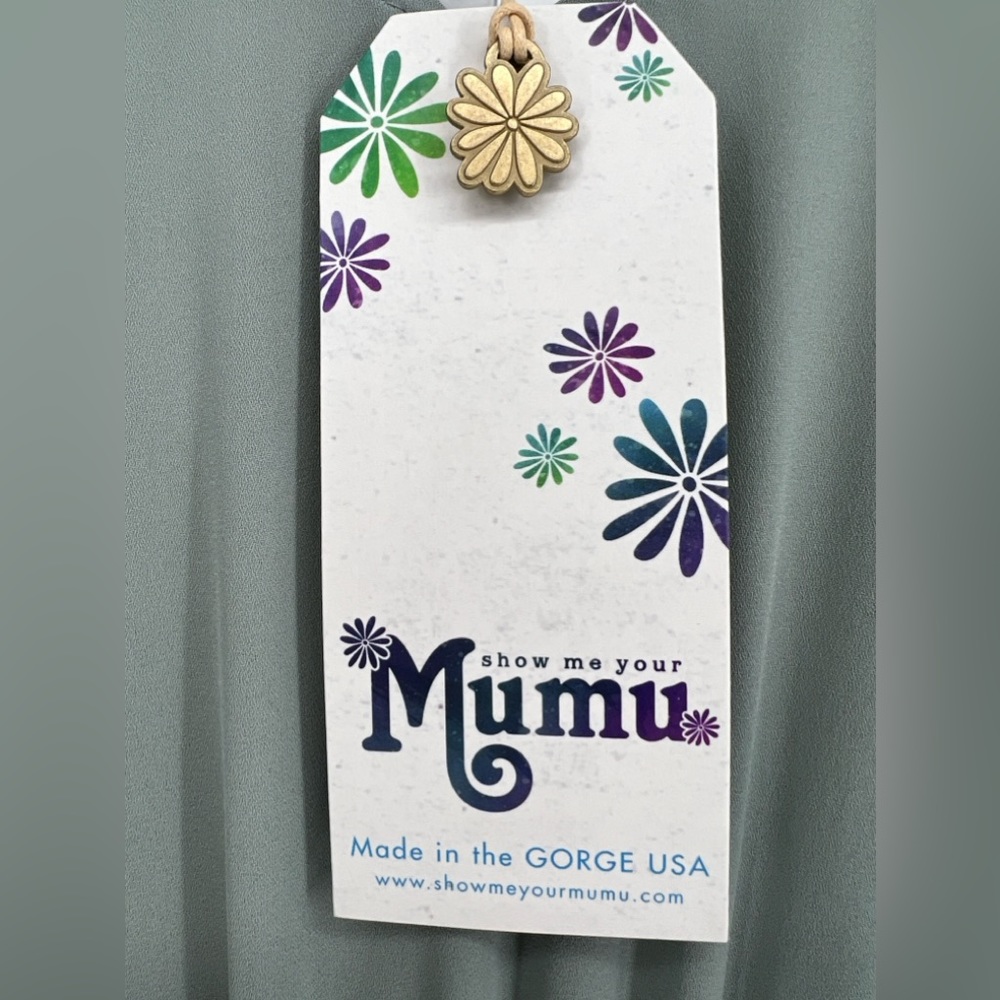 SHOW ME YOUR MUMU - Kendall Maxi Dress in Silver Sage - Picture 8 of 8